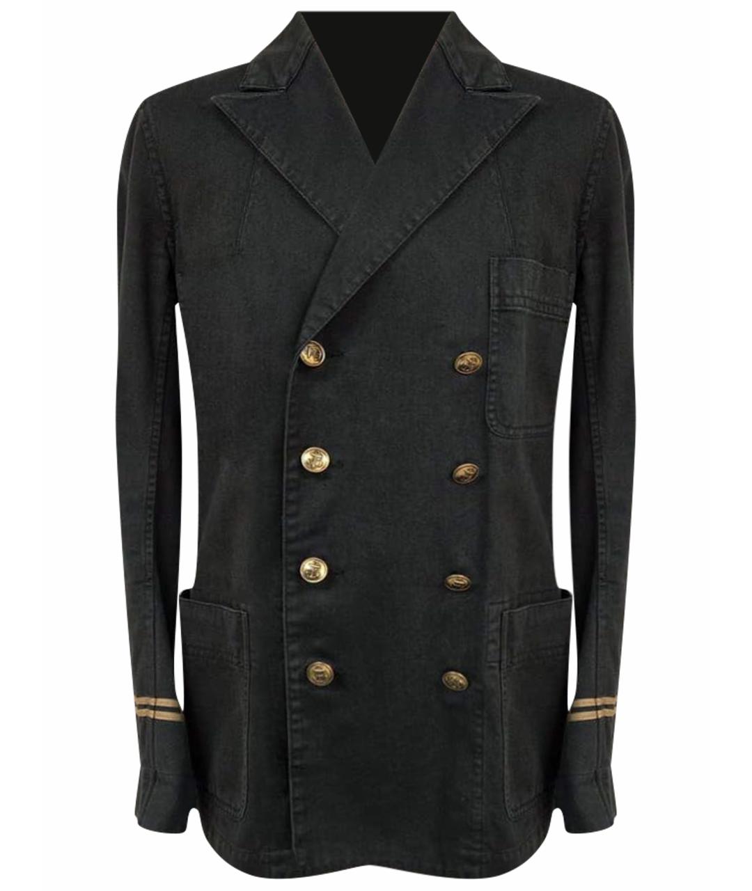 POLO RALPH LAUREN Черный хлопковый жакет/пиджак, фото 1