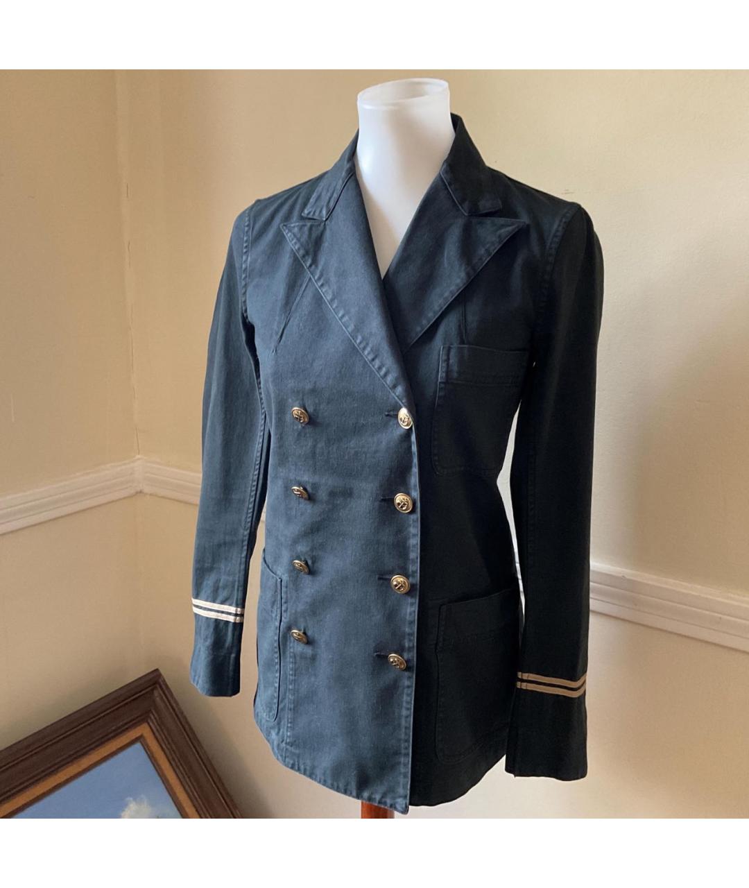 POLO RALPH LAUREN Черный хлопковый жакет/пиджак, фото 8