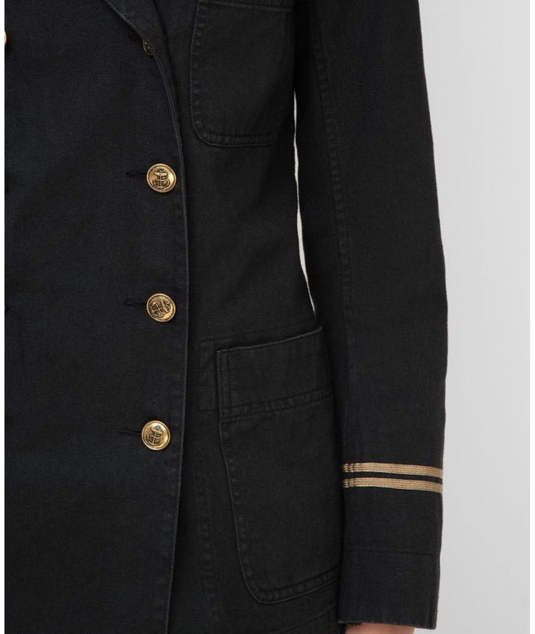 POLO RALPH LAUREN Черный хлопковый жакет/пиджак, фото 5