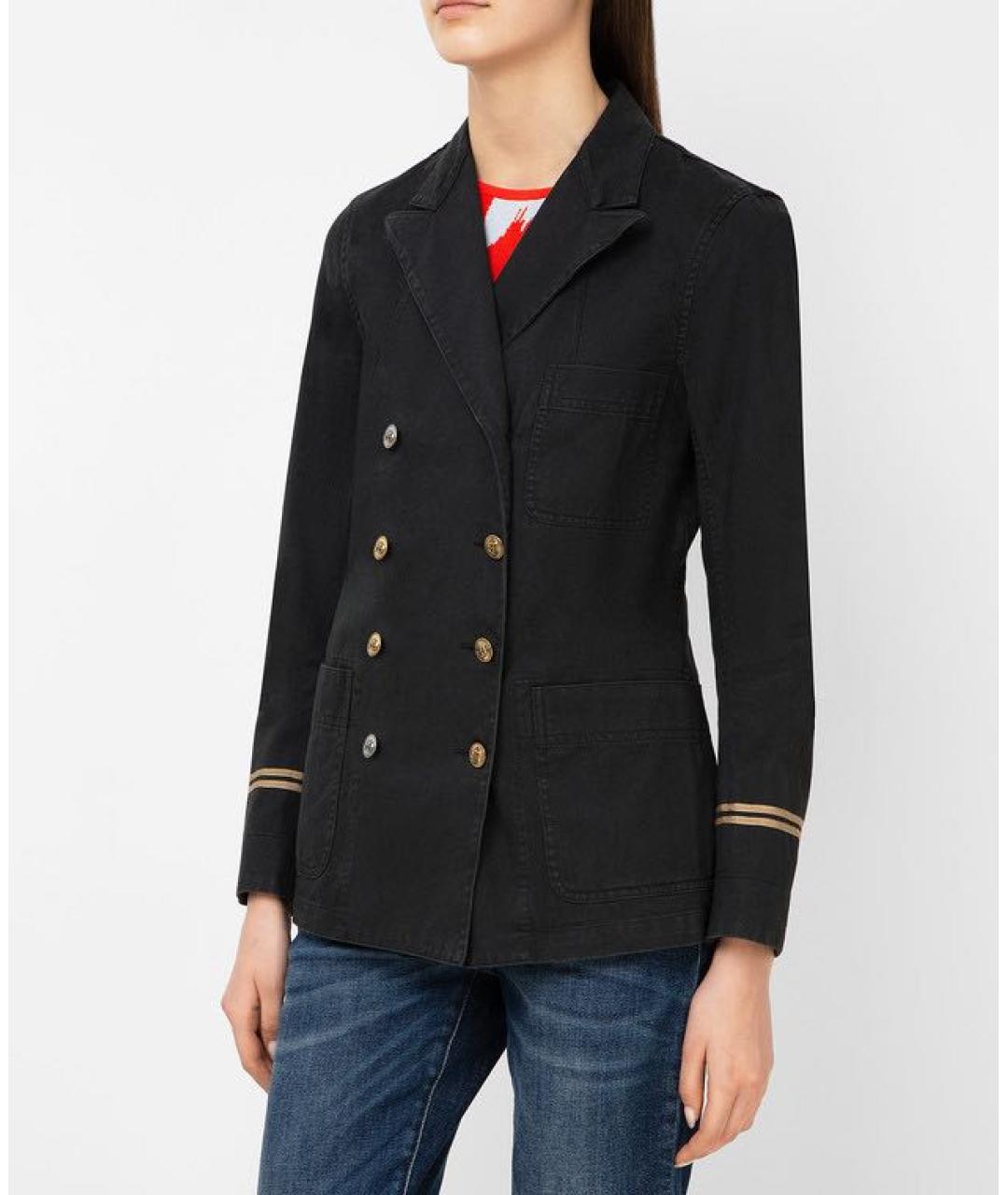 POLO RALPH LAUREN Черный хлопковый жакет/пиджак, фото 2