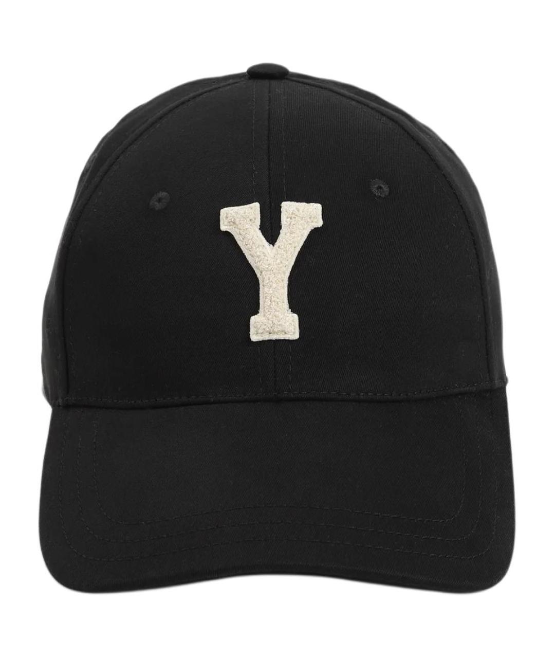 SAINT LAURENT Черная кепка/бейсболка, фото 1