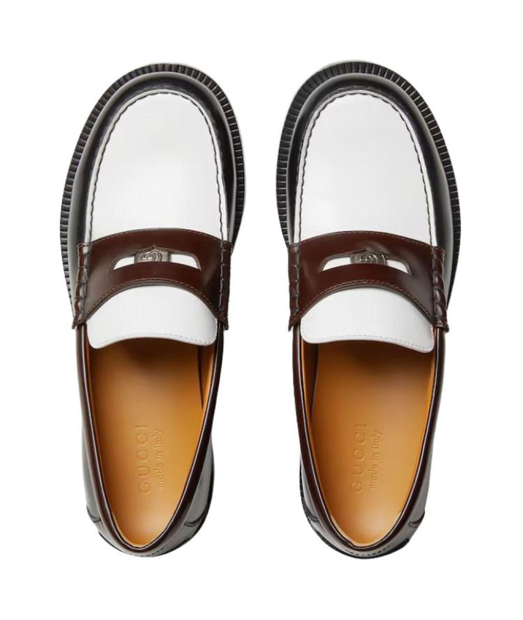 GUCCI Черные кожаные лоферы, фото 4