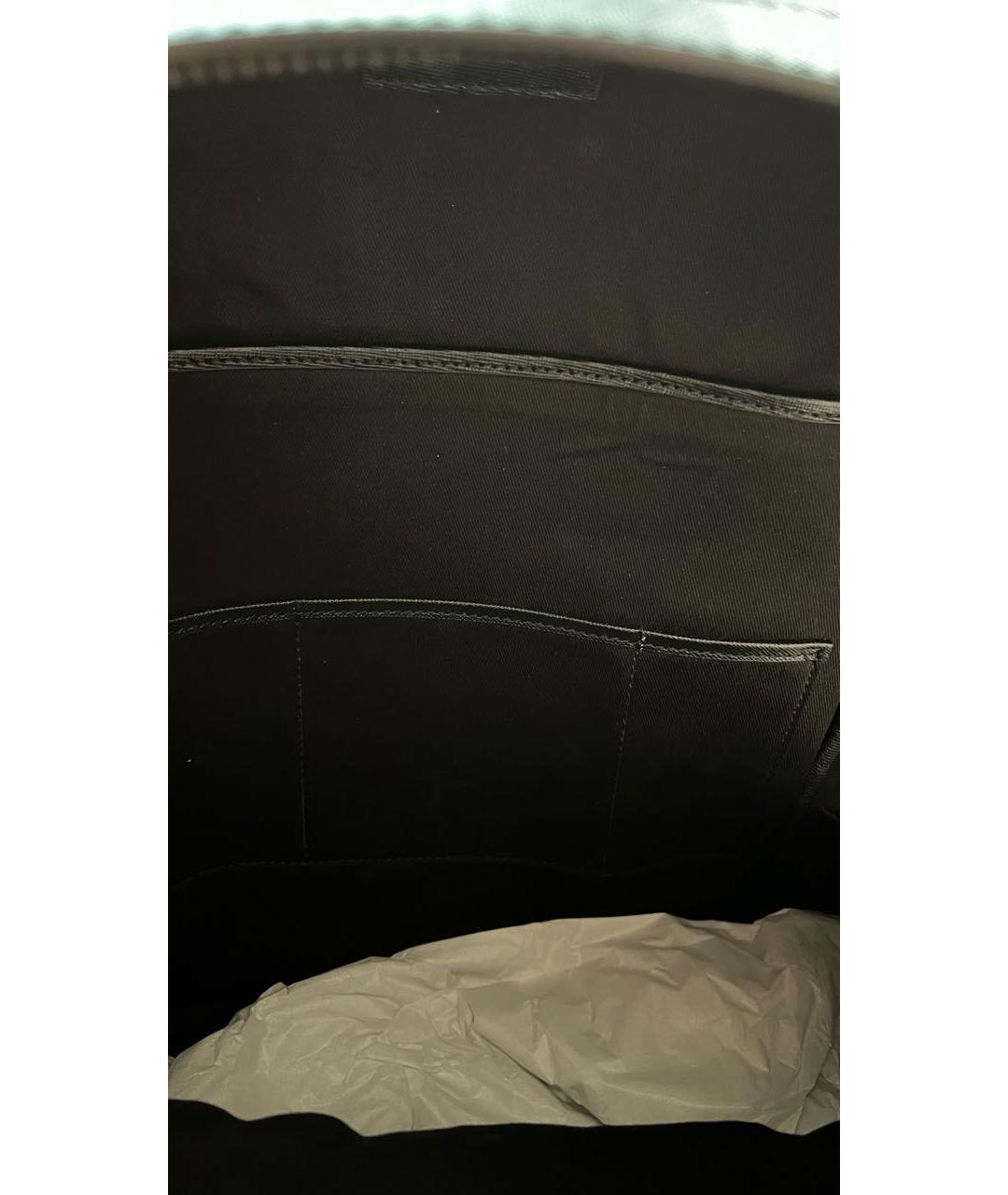 KITON Черный кожаный рюкзак, фото 4