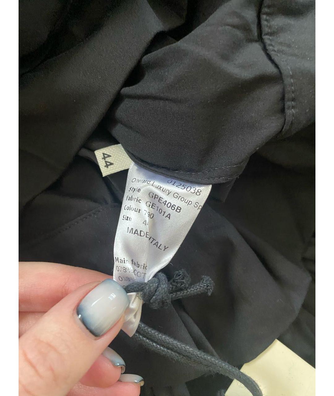 JEAN PAUL GAULTIER Черное хлопковое коктейльное платье, фото 8