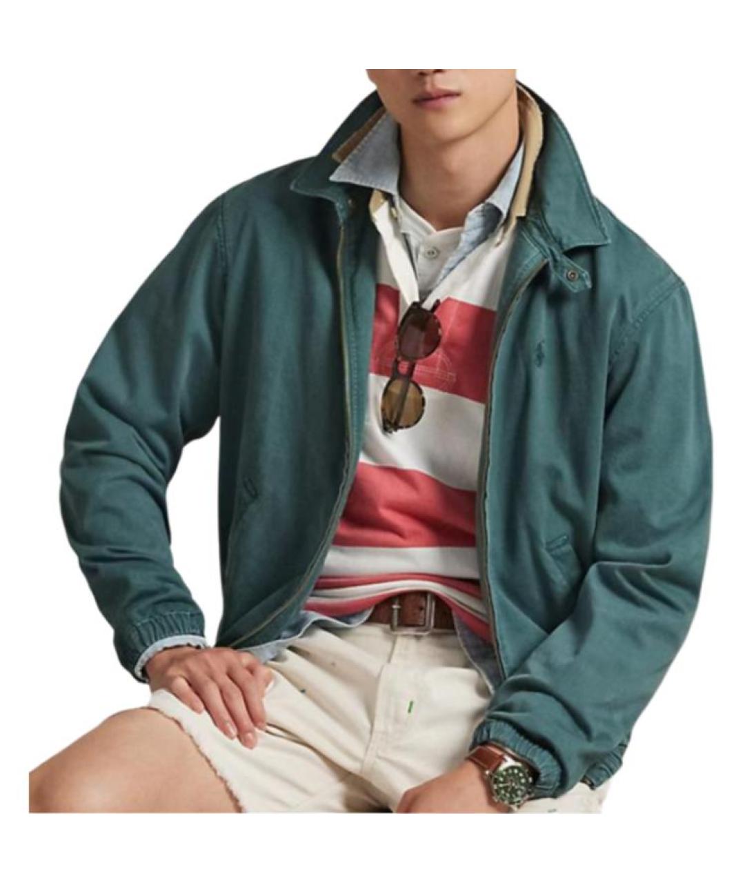 POLO RALPH LAUREN Зеленая куртка, фото 2