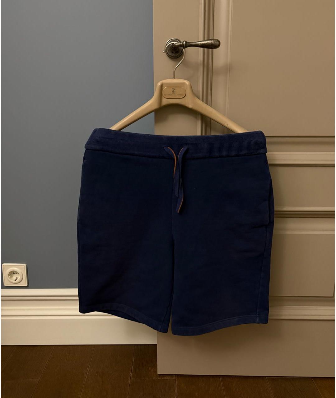 LORO PIANA Синий хлопковый спортивный костюм, фото 4