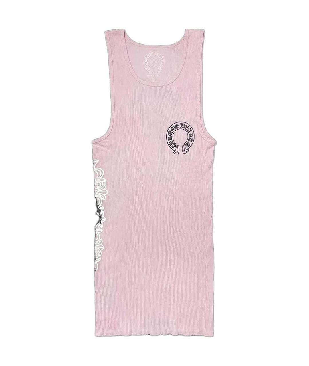 CHROME HEARTS Розовая майка, фото 1