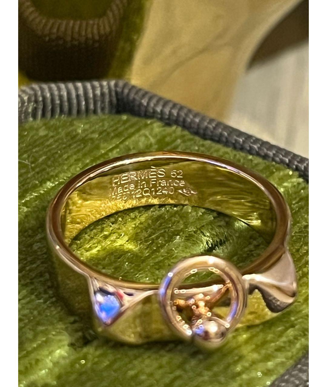 HERMES Золотое кольцо из розового золота, фото 4