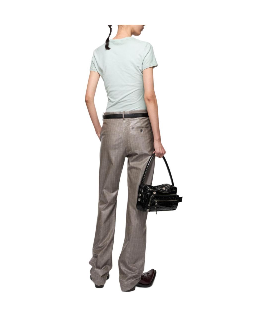 ACNE STUDIOS Серая футболка, фото 4