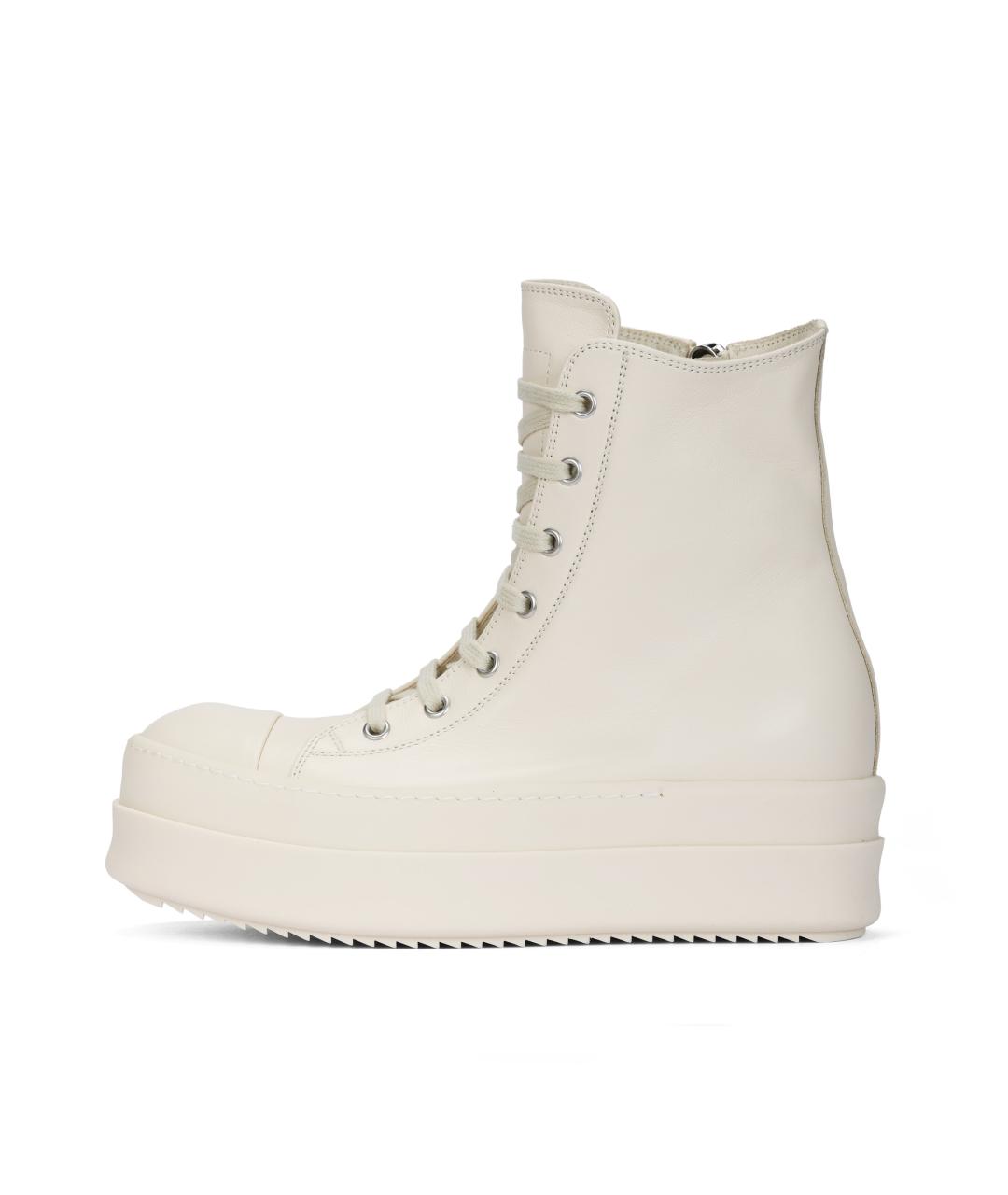 RICK OWENS Бежевые кроссовки, фото 6