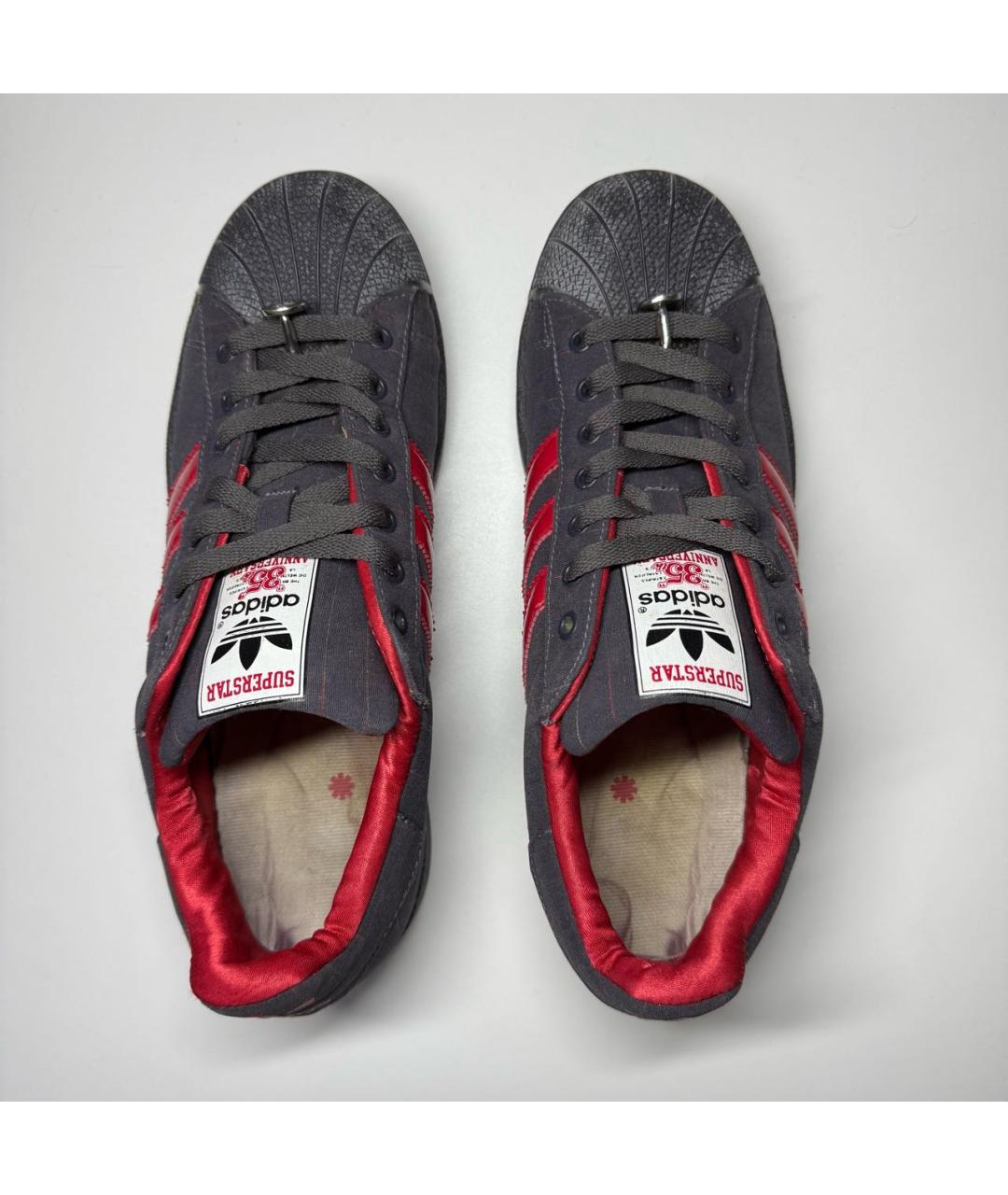 ADIDAS Антрацитовые низкие кроссовки / кеды, фото 3