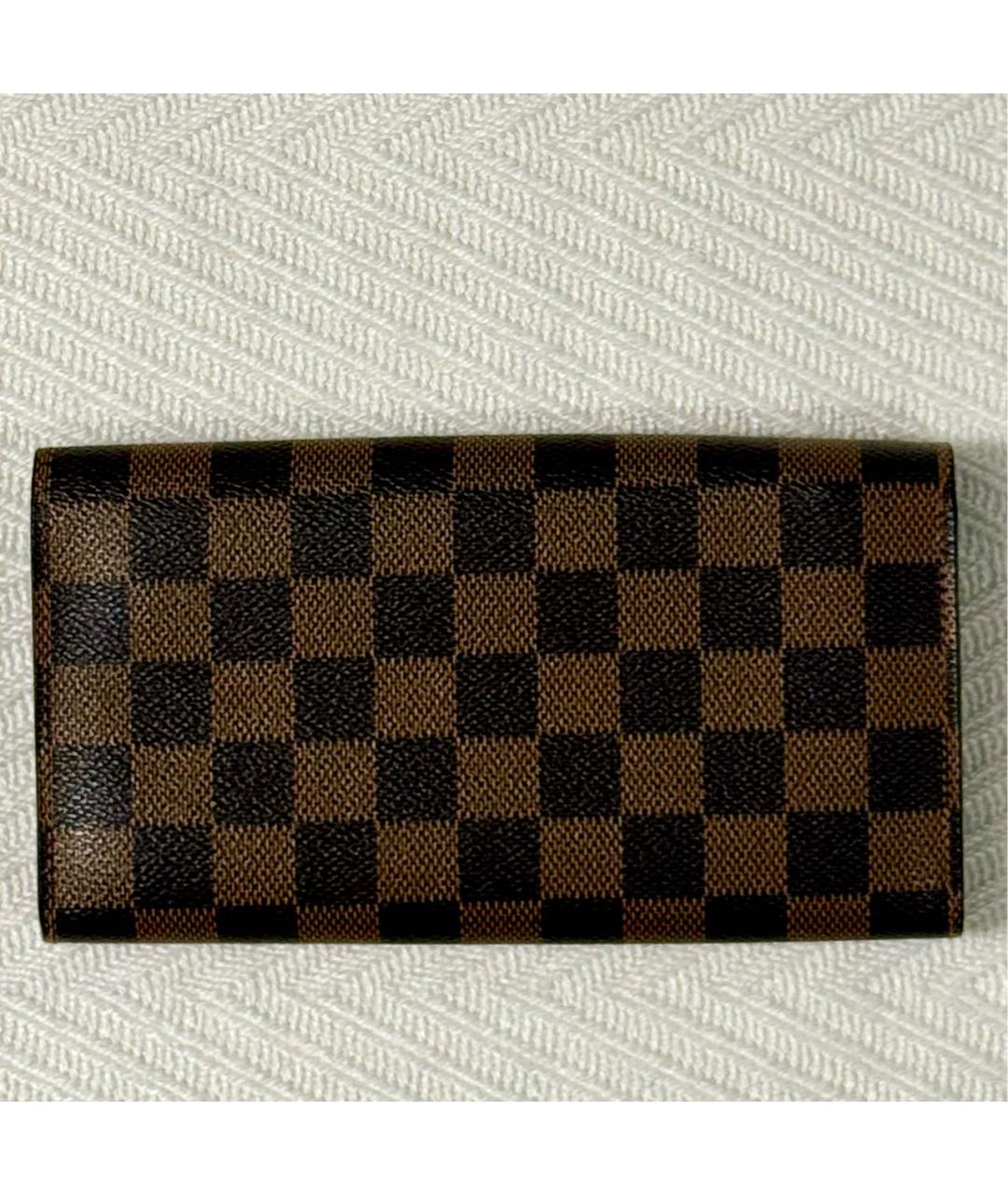 LOUIS VUITTON Коричневый кошелек, фото 3