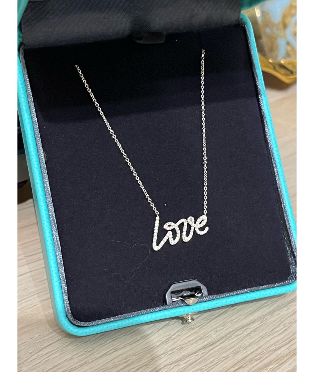 TIFFANY&CO Серое колье из белого золота, фото 2