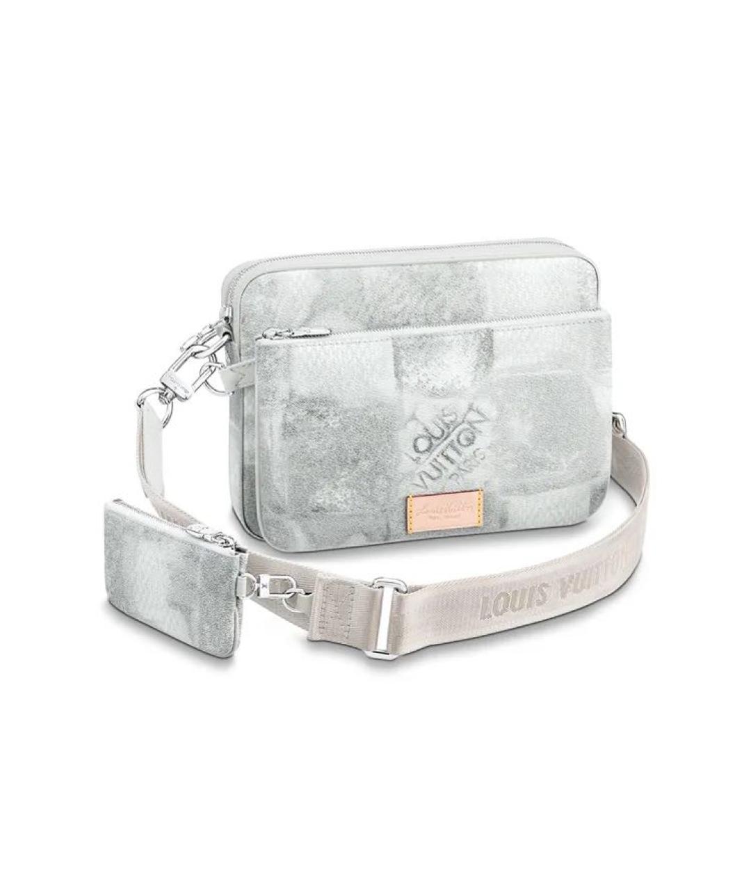 LOUIS VUITTON Серая сумка на плечо, фото 6