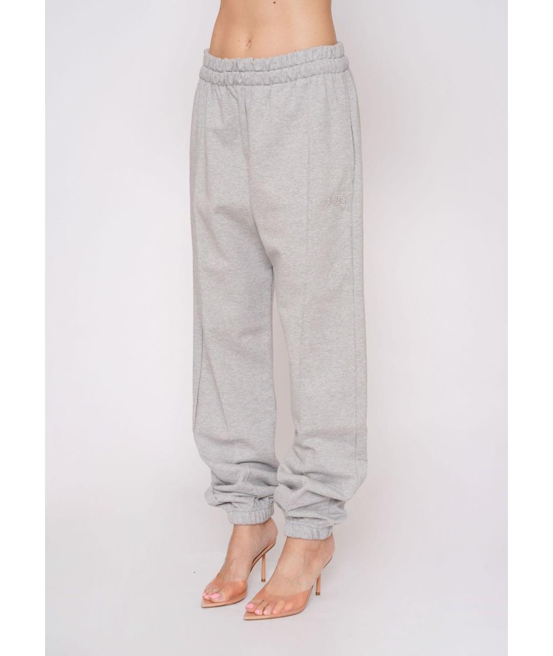 GCDS Серые хлопковые спортивные брюки и шорты, фото 4