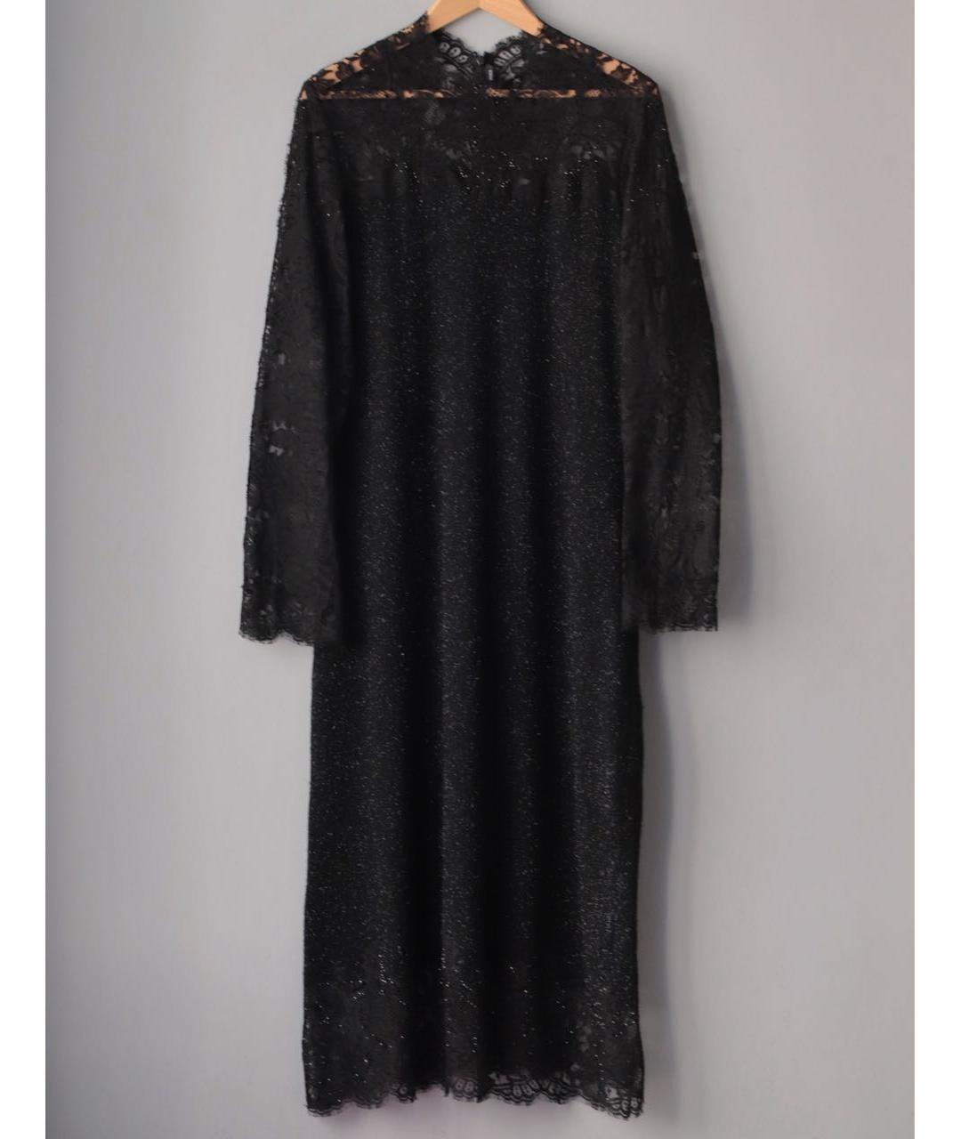 ERMANNO SCERVINO Черное шерстяное коктейльное платье, фото 9