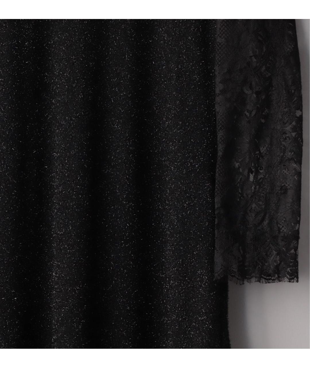 ERMANNO SCERVINO Черное шерстяное коктейльное платье, фото 7