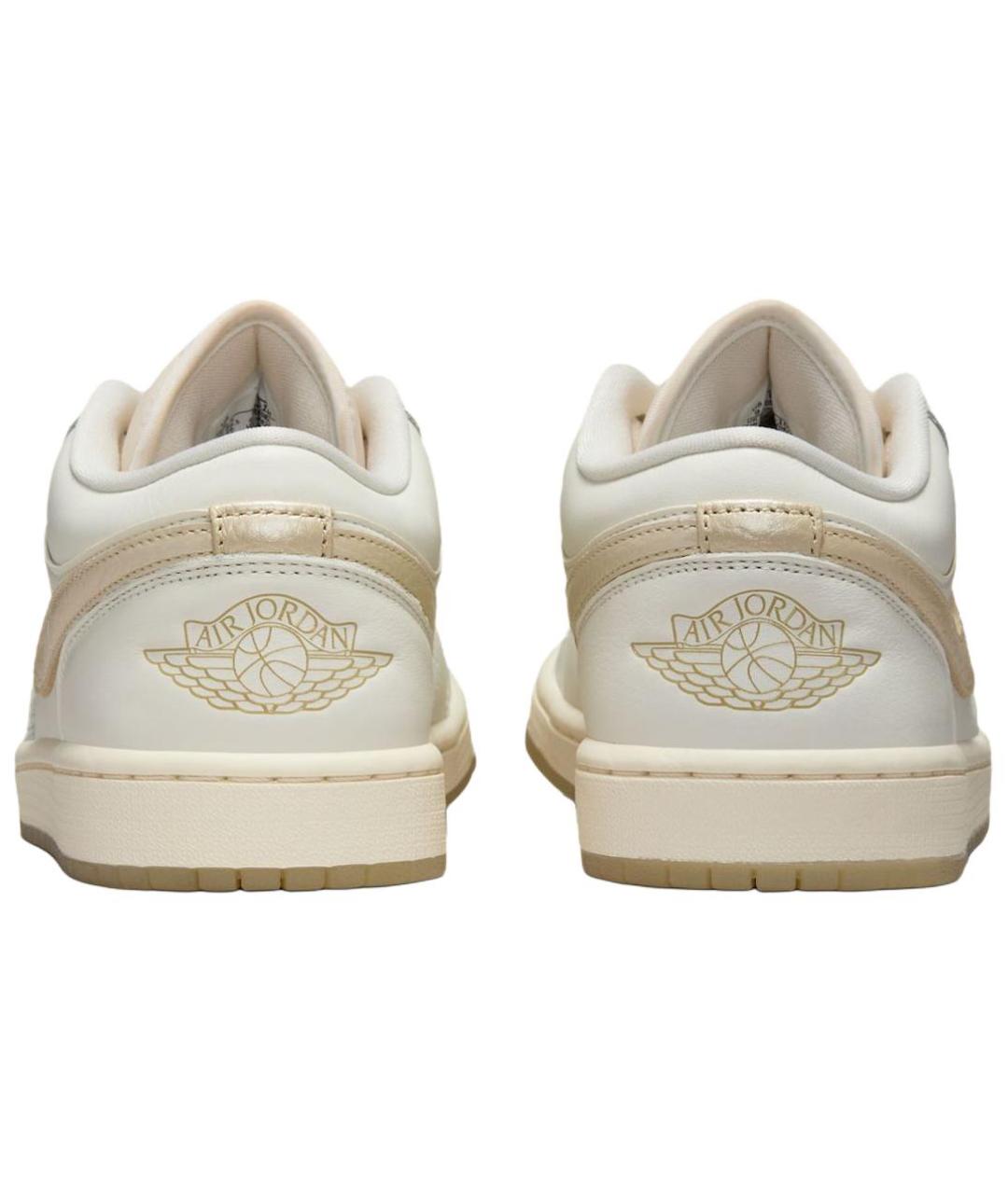 JORDAN Бежевые кожаные кеды, фото 5