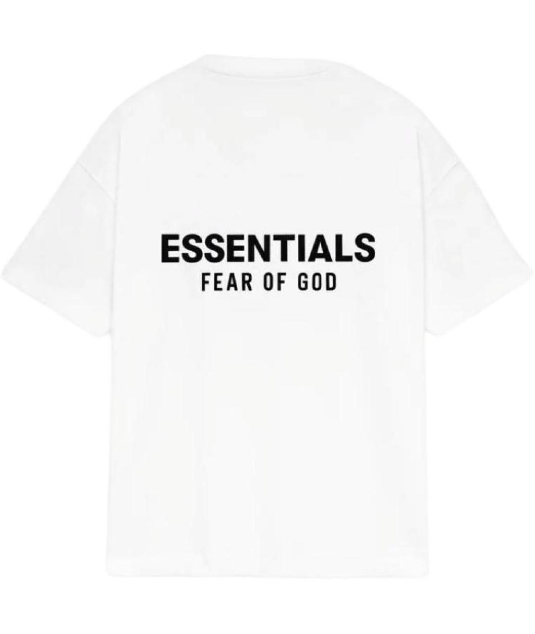 FEAR OF GOD ESSENTIALS Белая футболка, фото 2