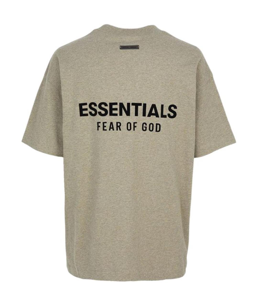 FEAR OF GOD ESSENTIALS Серая футболка, фото 2