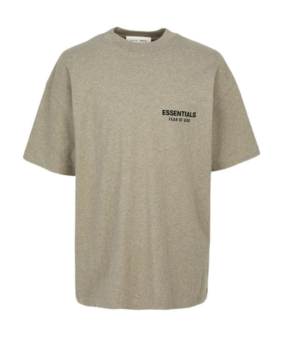 FEAR OF GOD ESSENTIALS Серая футболка, фото 1