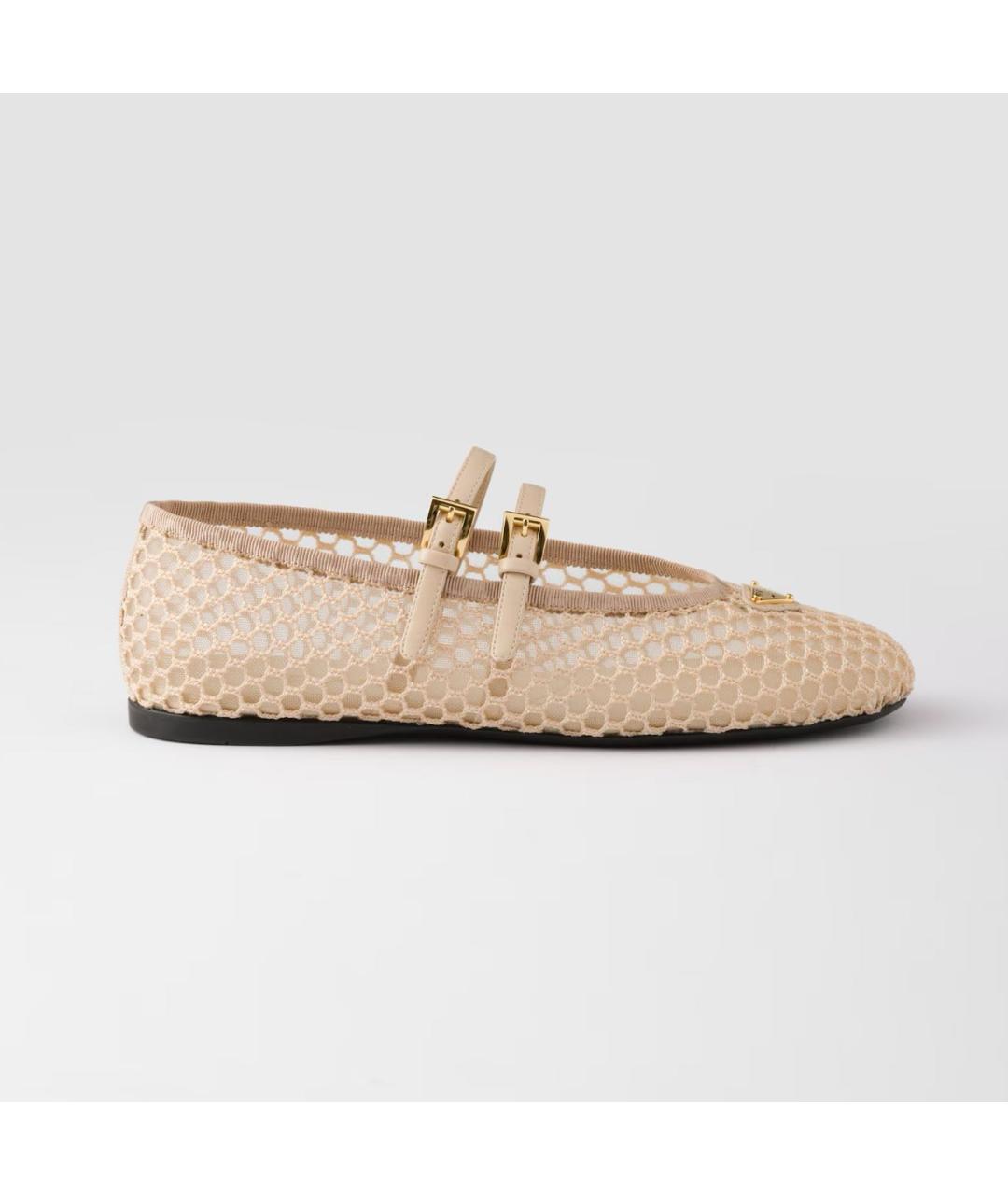 PRADA Бежевые балетки, фото 6