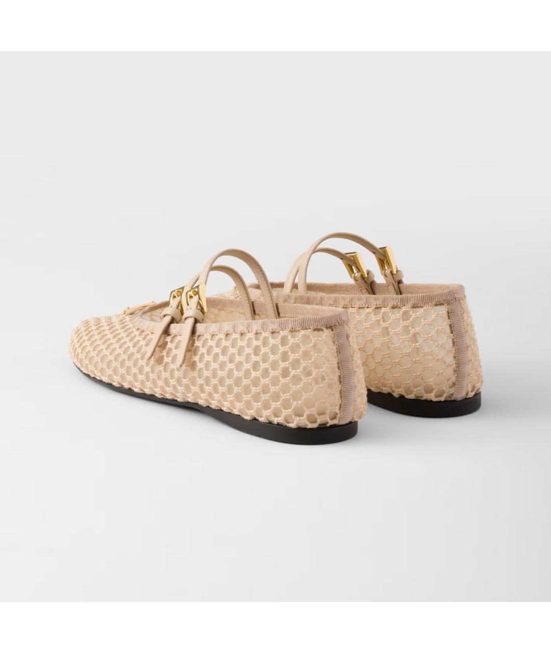 PRADA Бежевые балетки, фото 4