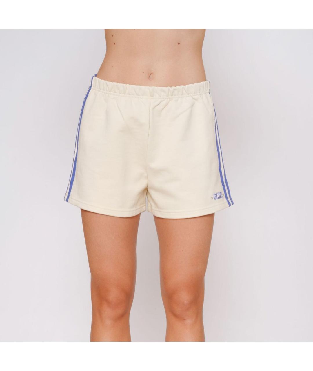 GCDS Бежевые хлопковые шорты, фото 2