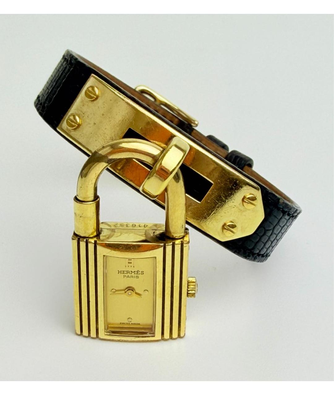 HERMES Золотые стальные часы, фото 8
