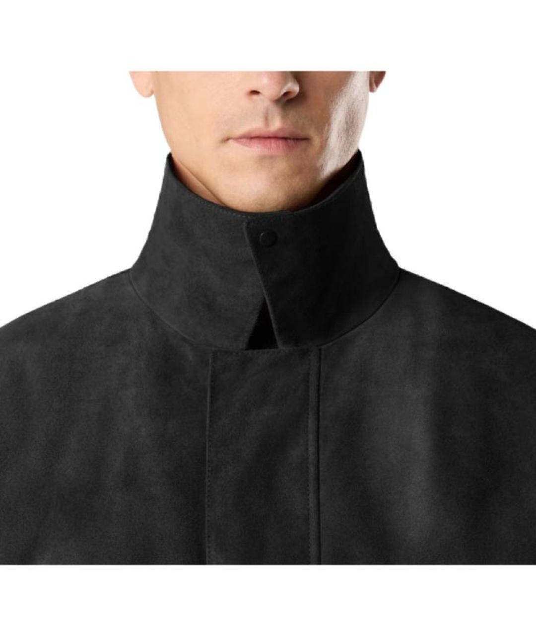 STONE ISLAND Черная замшевая куртка, фото 4