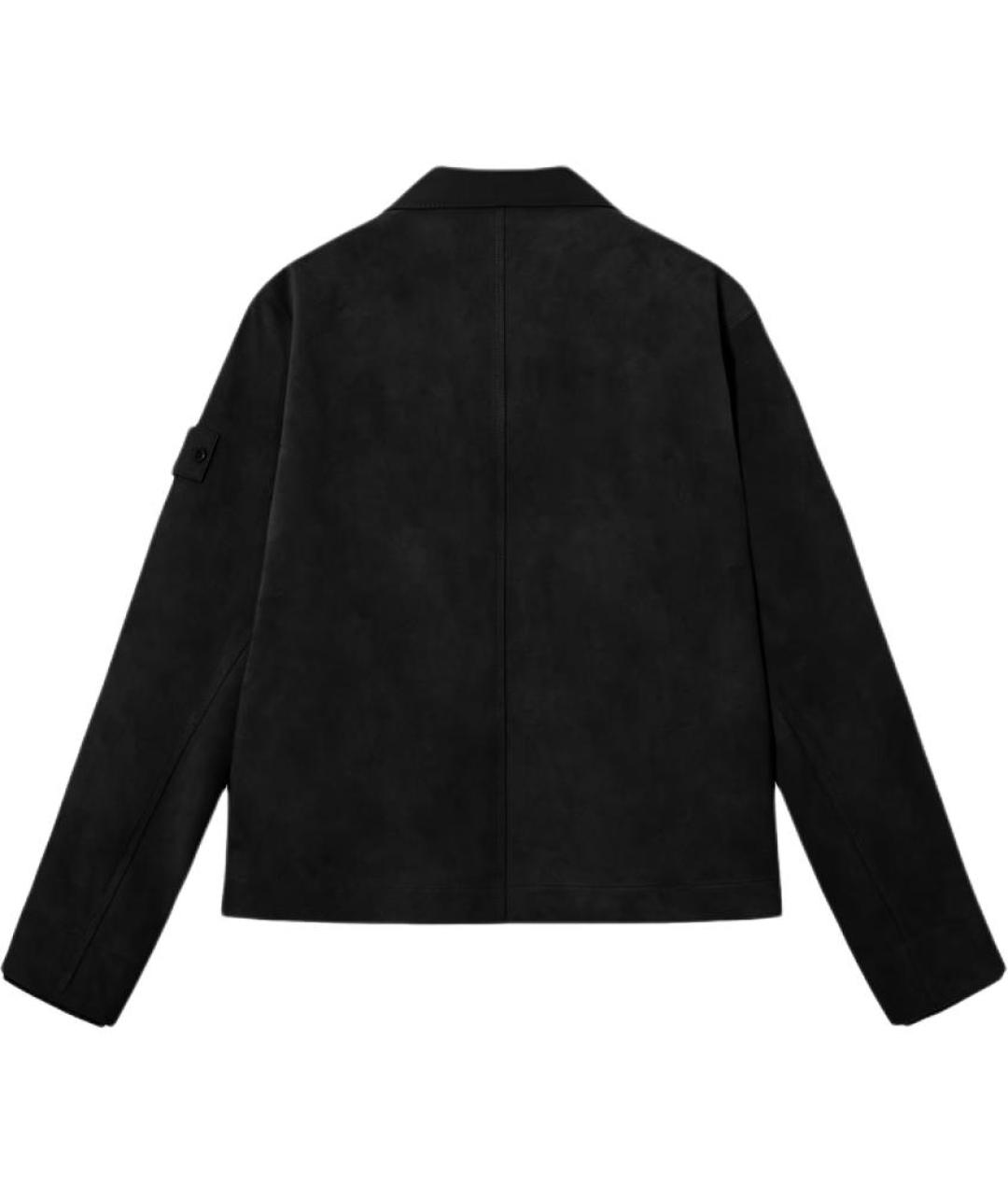 STONE ISLAND Черная замшевая куртка, фото 2