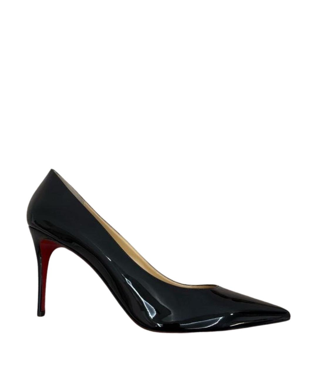CHRISTIAN LOUBOUTIN Черные туфли из лакированной кожи, фото 1