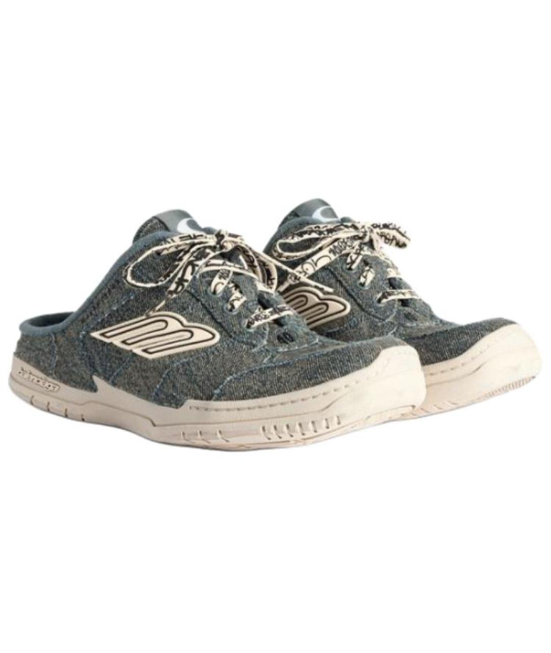 BALENCIAGA Синие низкие кроссовки / кеды, фото 3