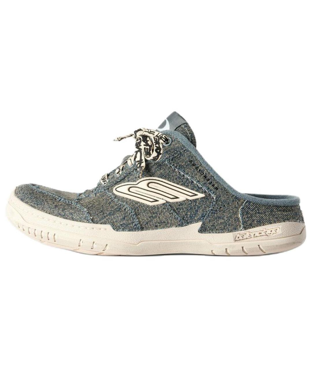 BALENCIAGA Синие низкие кроссовки / кеды, фото 2