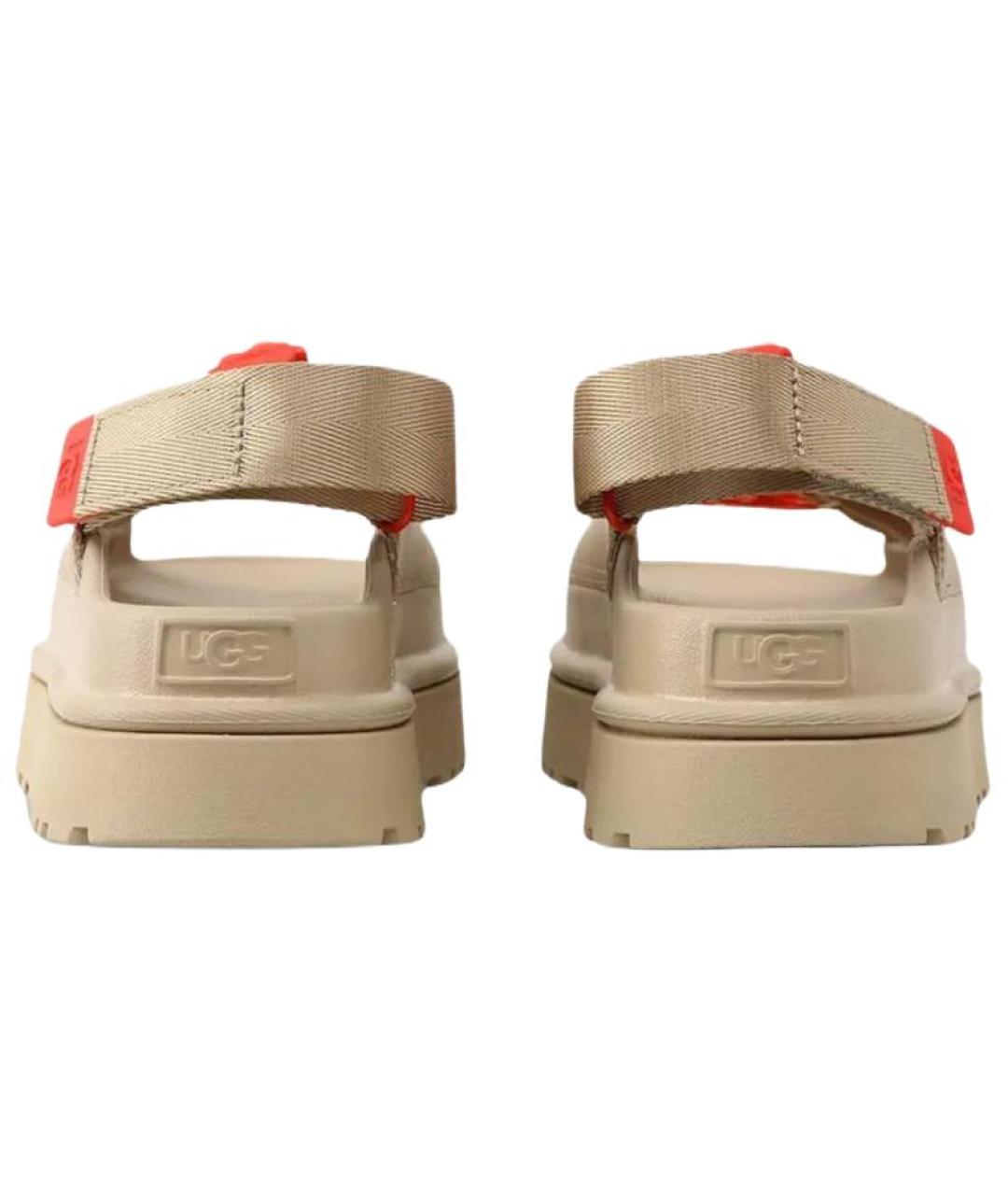 UGG AUSTRALIA Коричневые сандалии, фото 5