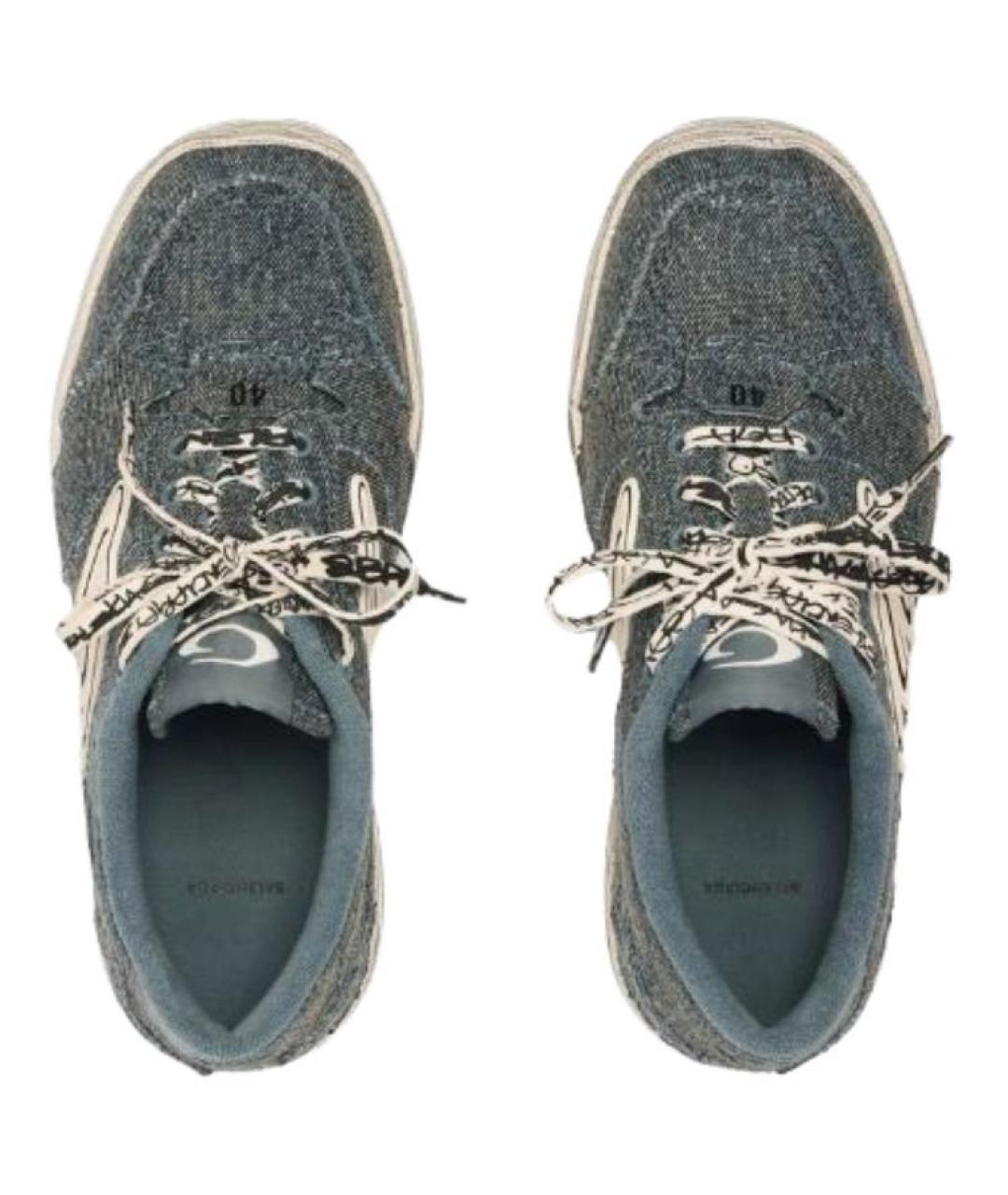 BALENCIAGA Синие кроссовки, фото 4