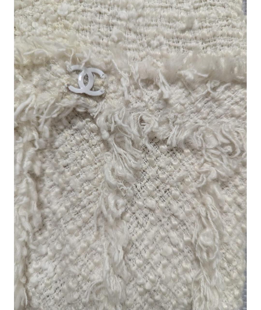 CHANEL Бежевое шелковое коктейльное платье, фото 4