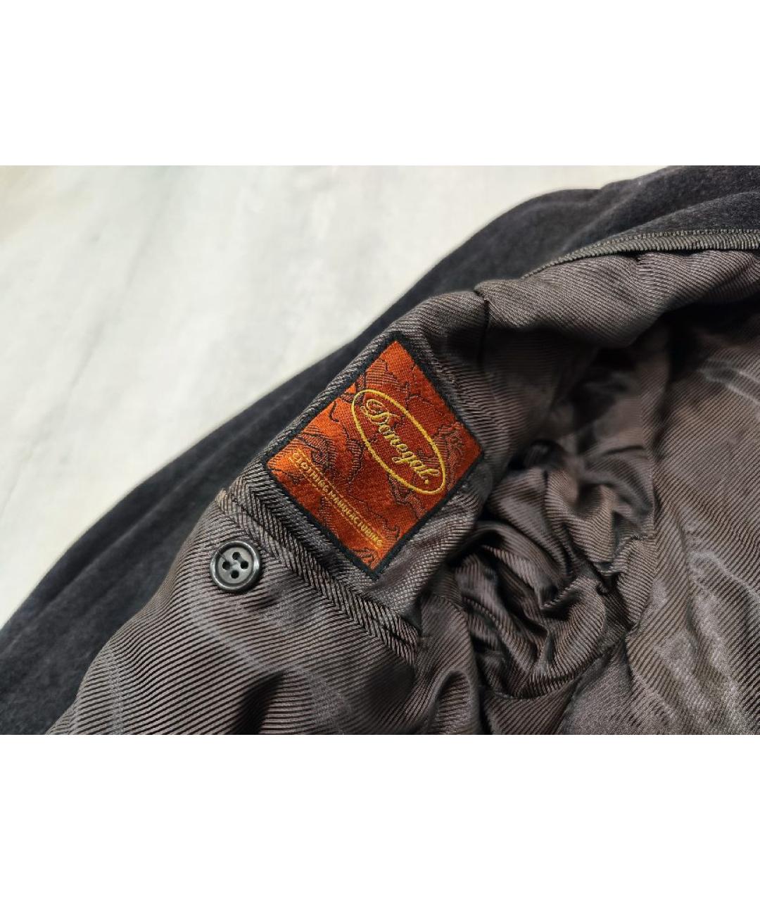 PIACENZA CASHMERE Серое кашемировое пальто, фото 5