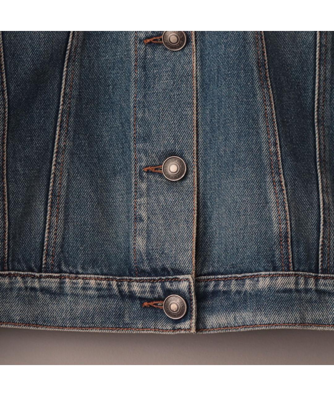 SPORTMAX Голубая деним куртка, фото 5