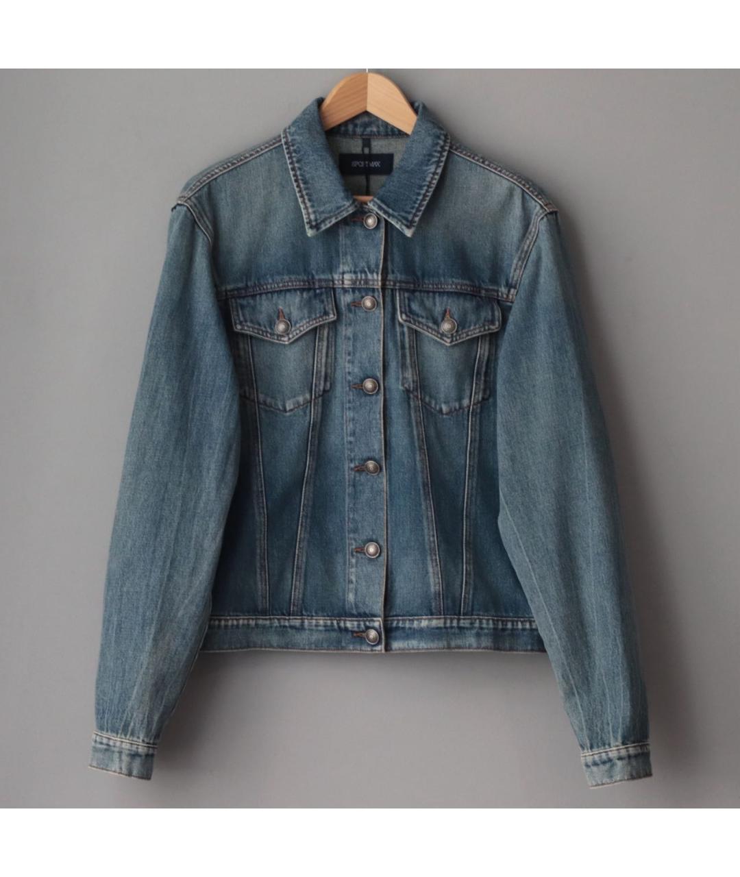 SPORTMAX Голубая деним куртка, фото 8