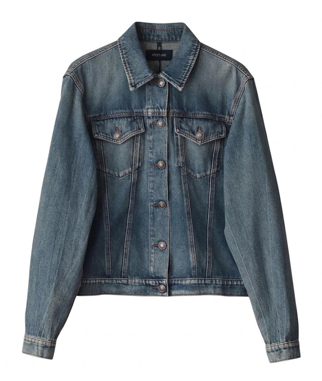 SPORTMAX Голубая деним куртка, фото 1