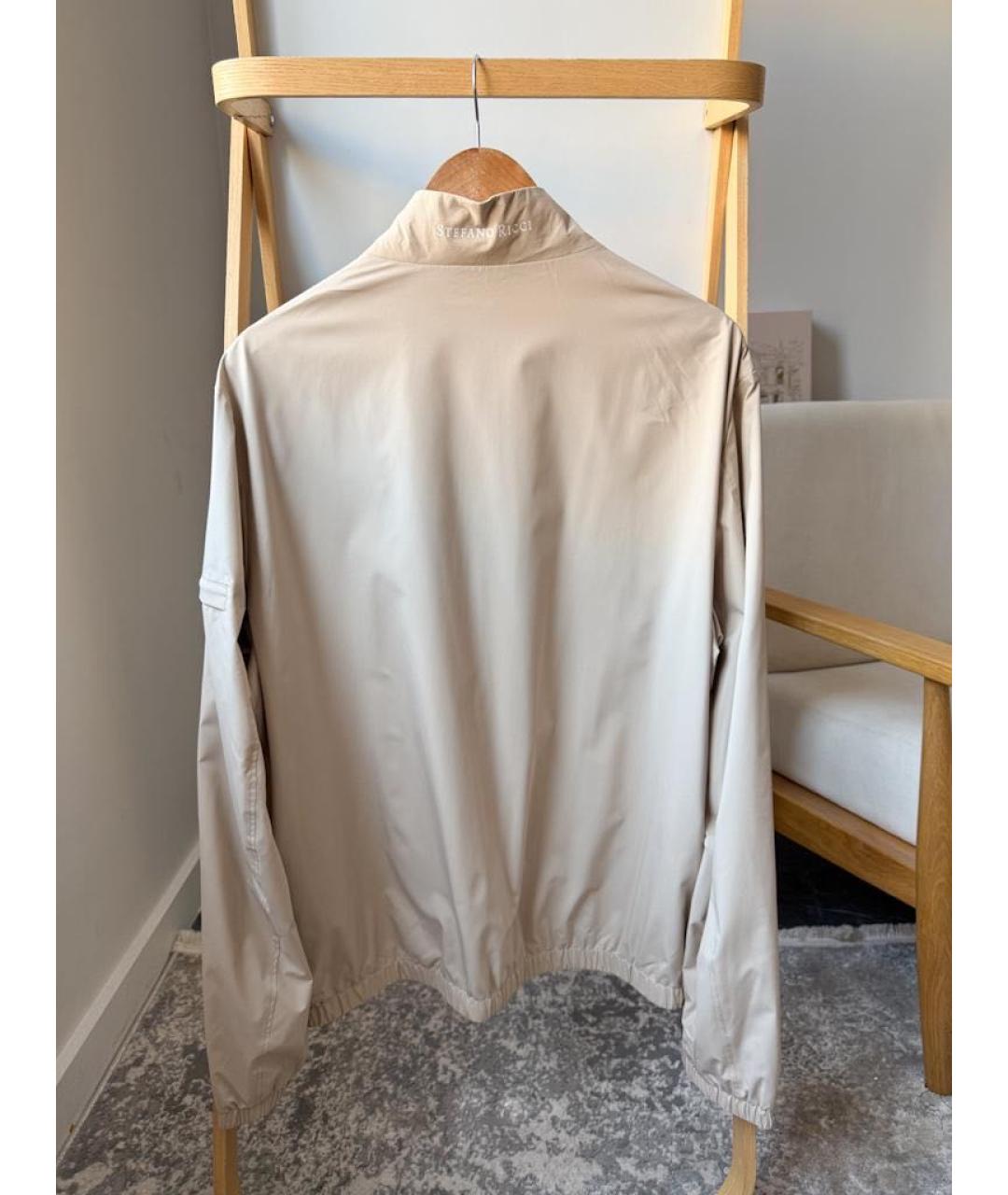 STEFANO RICCI Бежевая куртка, фото 2