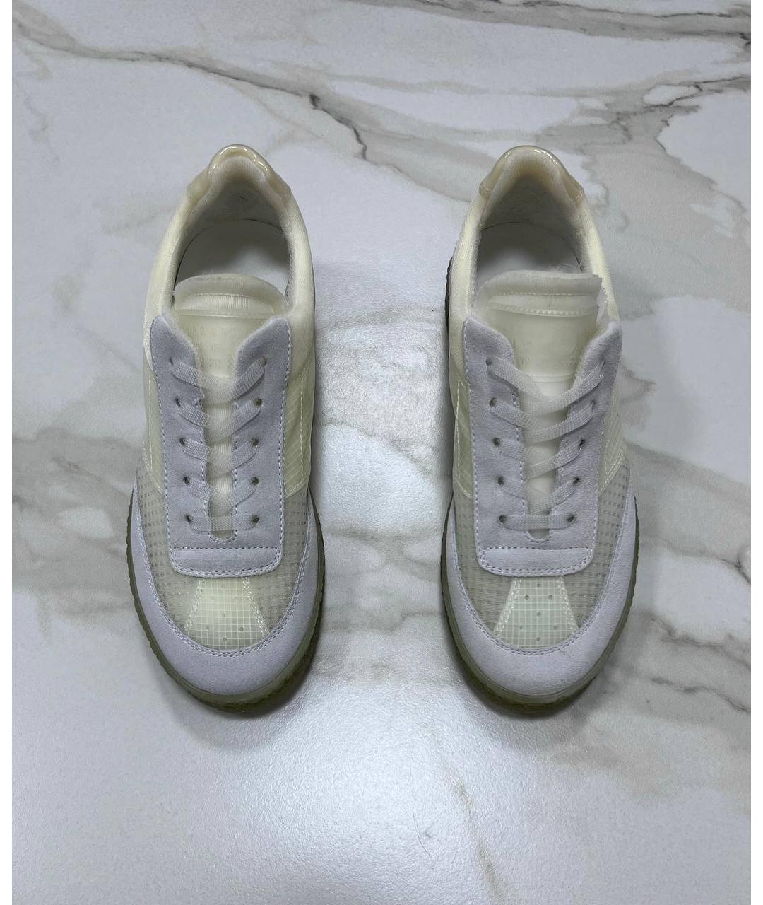 MM6 MAISON MARGIELA Белые низкие кроссовки / кеды, фото 2