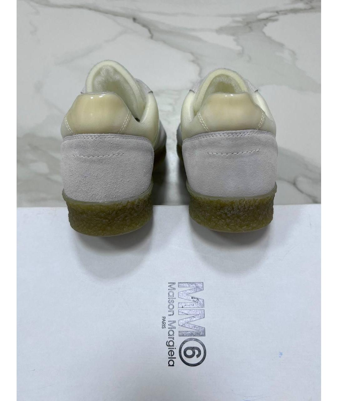 MM6 MAISON MARGIELA Белые низкие кроссовки / кеды, фото 5