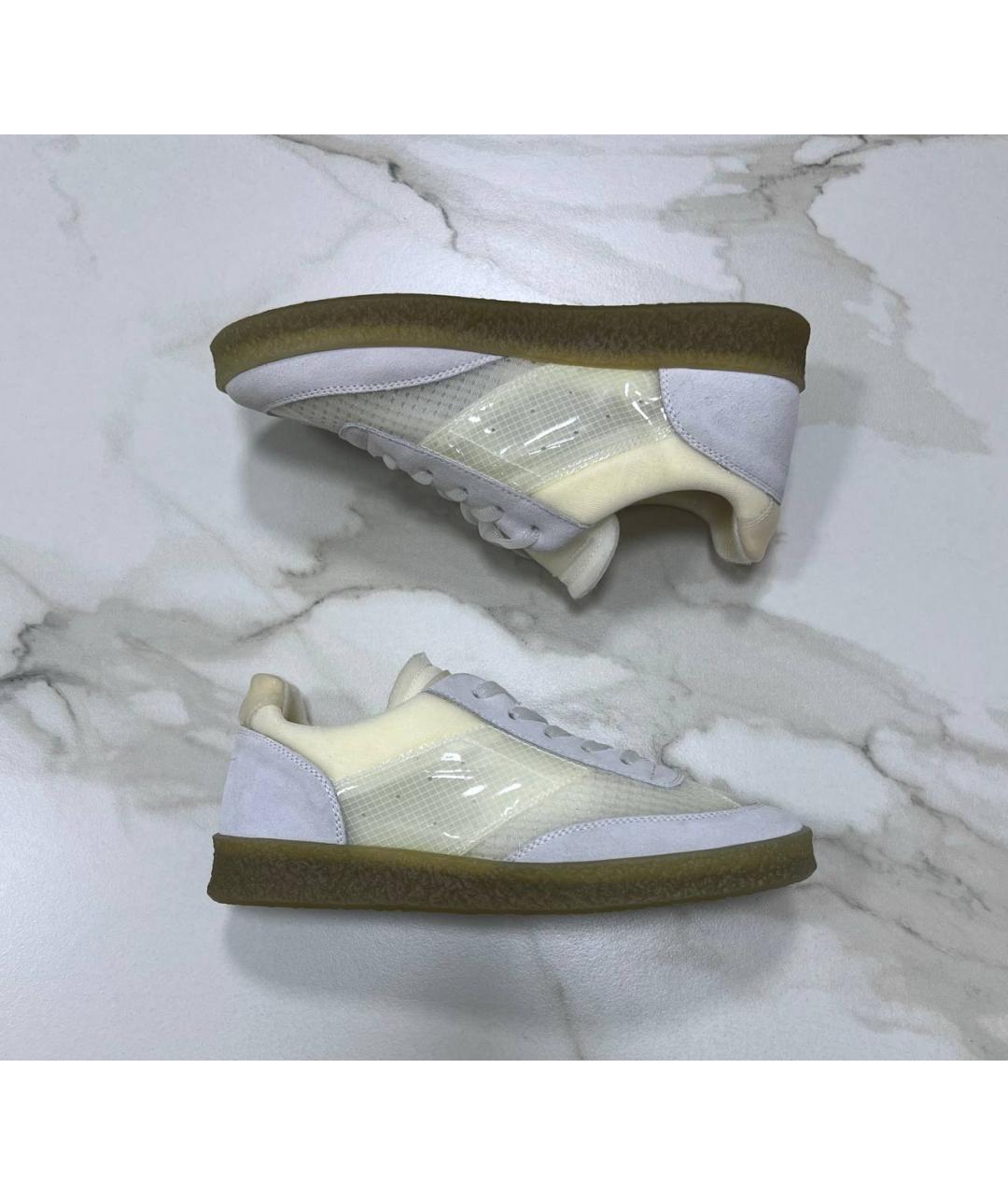 MM6 MAISON MARGIELA Белые низкие кроссовки / кеды, фото 3