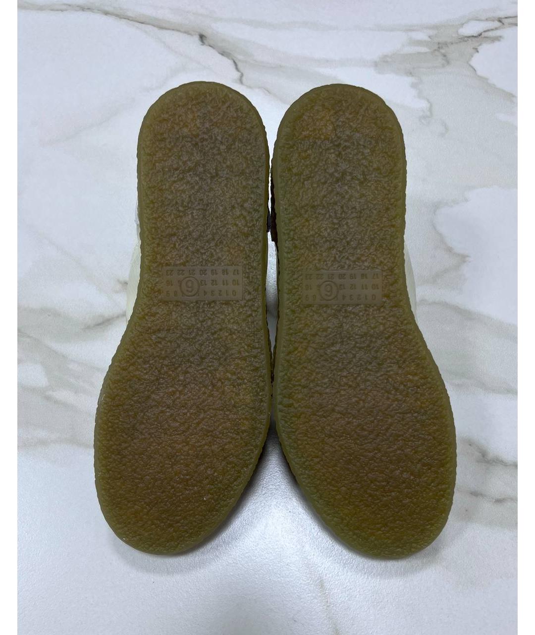 MM6 MAISON MARGIELA Белые низкие кроссовки / кеды, фото 6