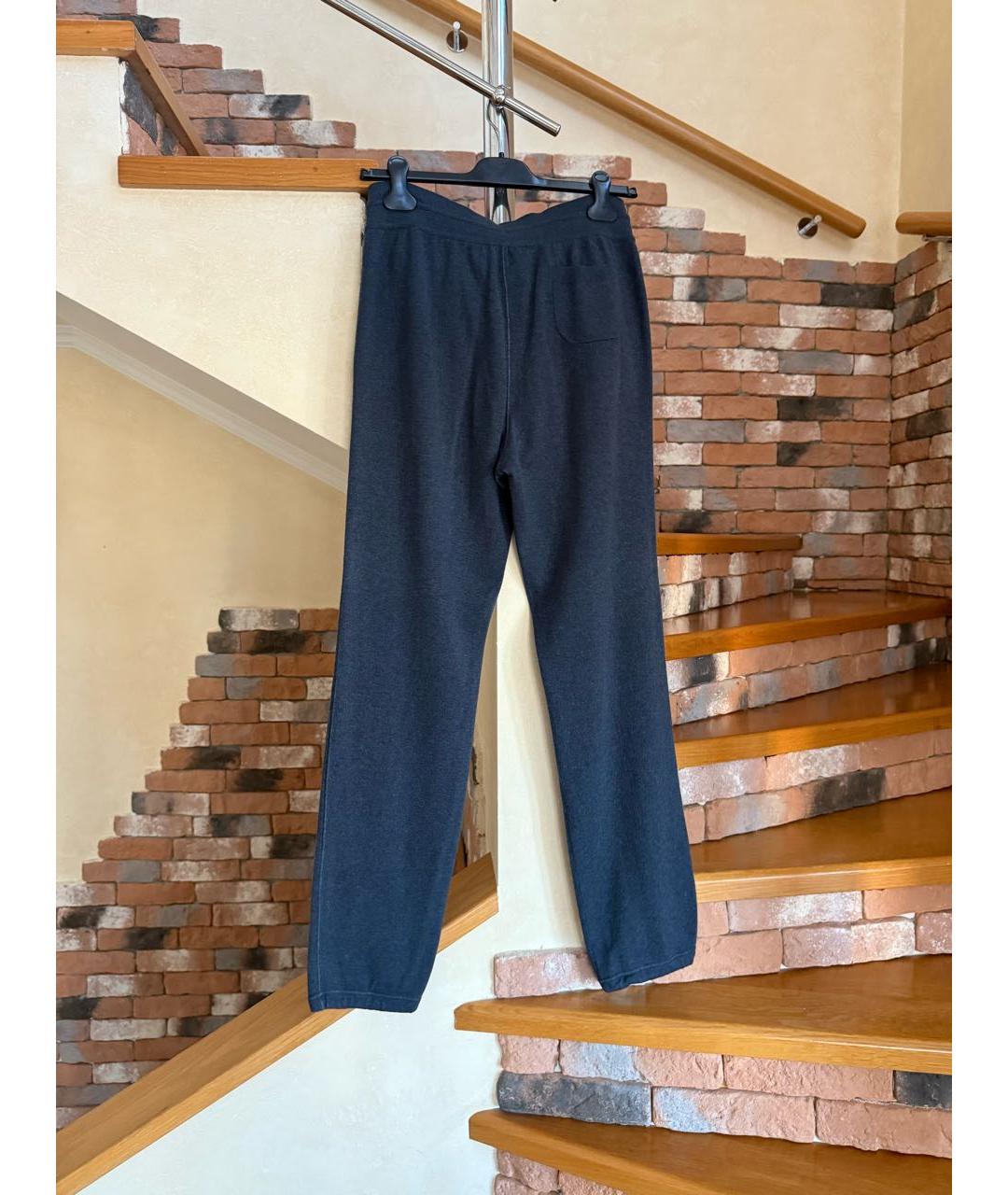 LORO PIANA Синий кашемировый костюм с брюками, фото 7