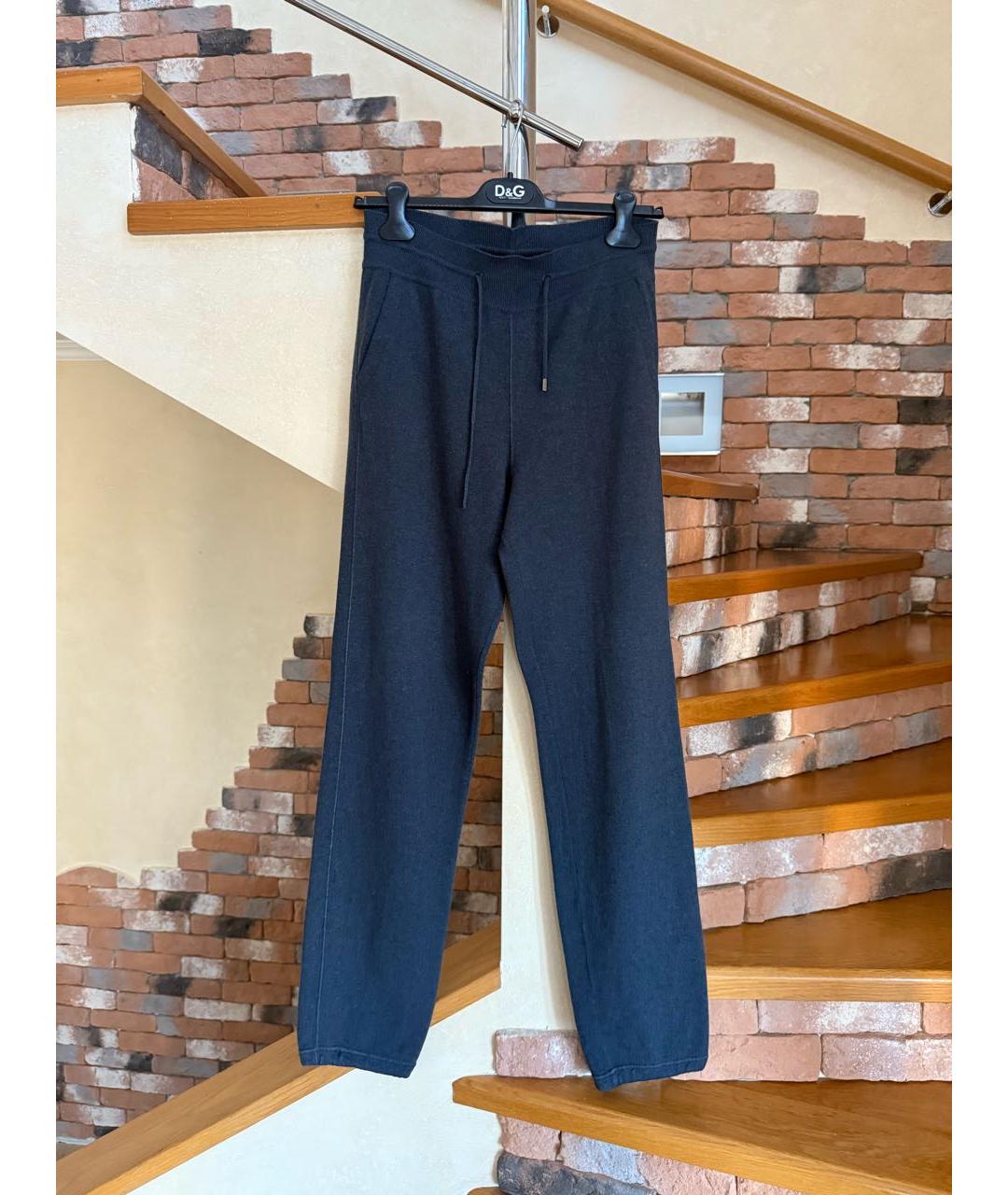 LORO PIANA Синий кашемировый костюм с брюками, фото 5