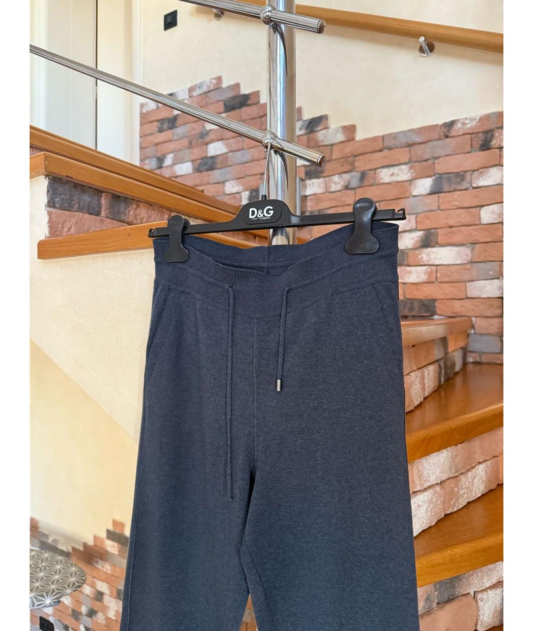 LORO PIANA Синий кашемировый костюм с брюками, фото 6