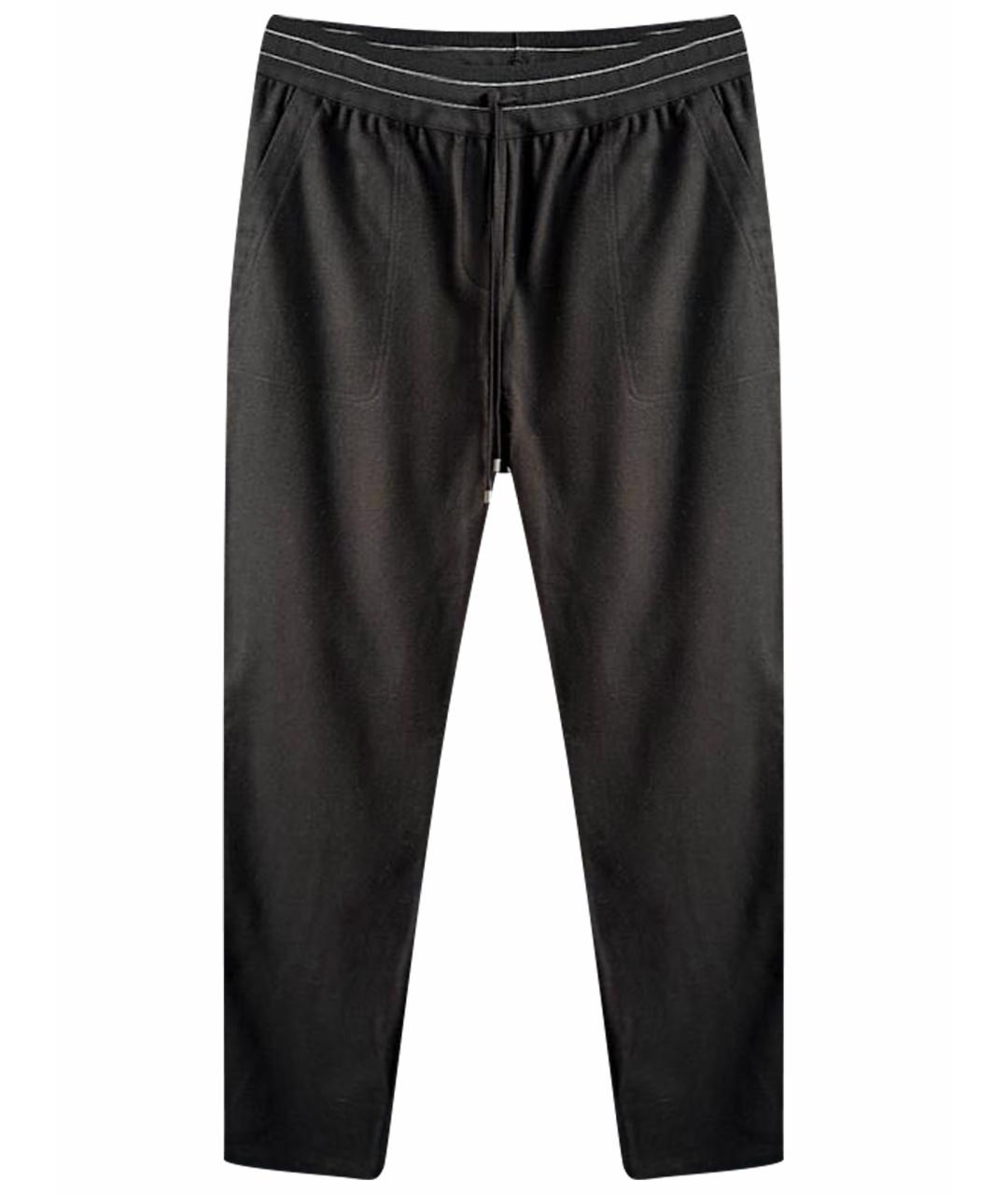 LORENA ANTONIAZZI Черные прямые брюки, фото 1